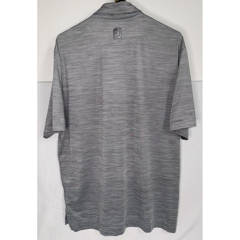 FootJoy Golf Polo Mens M Gray Short Sleeve Shirt - Picture 4 of 7